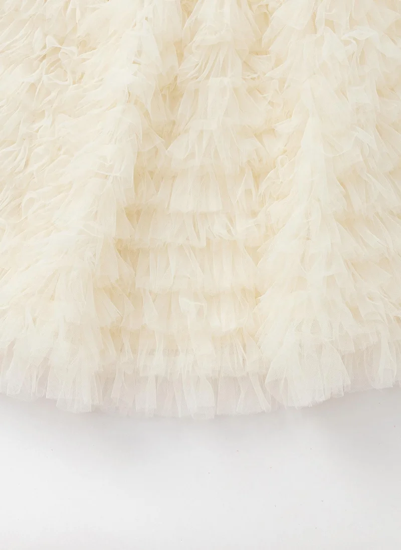 Balabala champagne Kids Girls Woven one-piece dress for Women | Best Price UAE